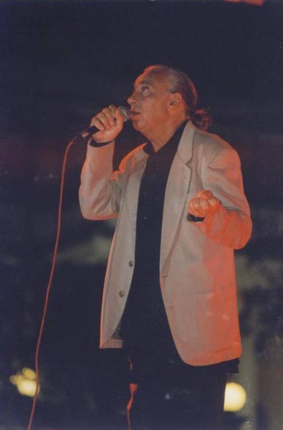 Umberto in concerto negli anni '90